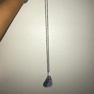 blue stone necklace