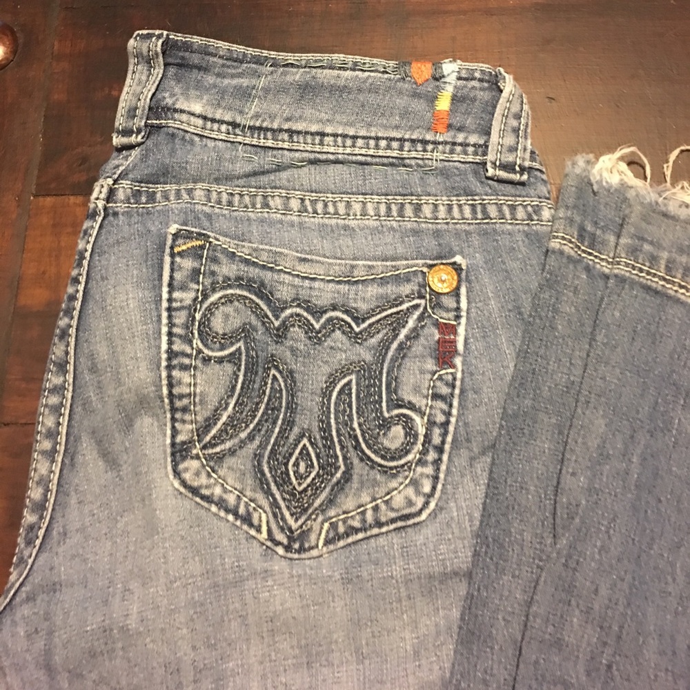 Mek denim jeans trouser style.