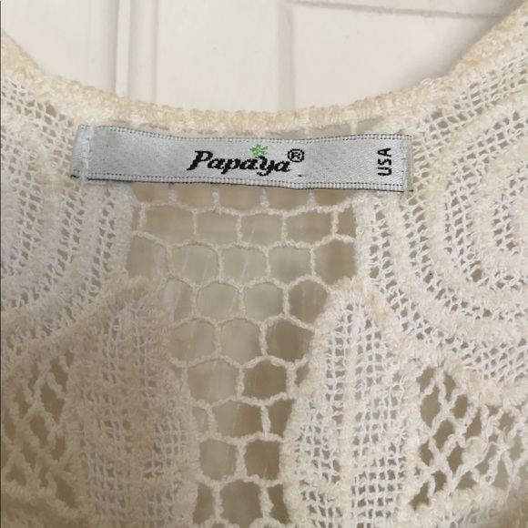 Floral/lace racer back tank top - Picture 4 of 5