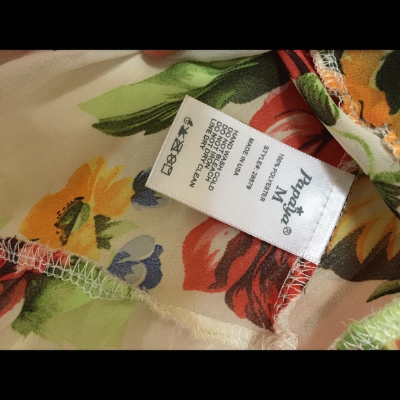 Floral/lace racer back tank top - Picture 5 of 5