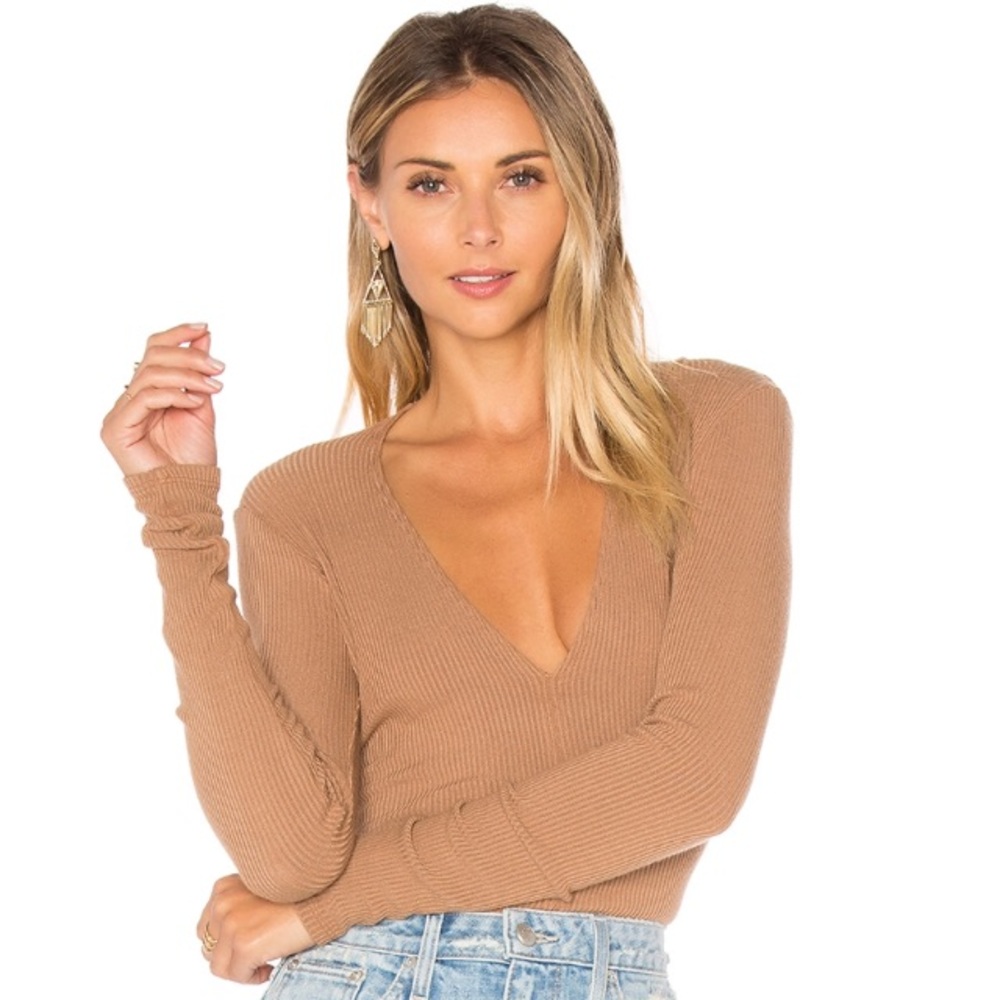 V Neck Long Sleeve