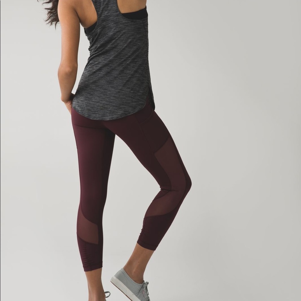 Lululemon seek the heat bordeaux