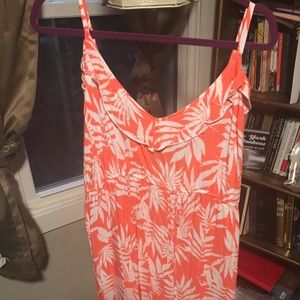 Torrid Plus Size palm frond print dress