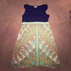 ⚡️FINAL SALE⚡️EUC London Style mod print dress