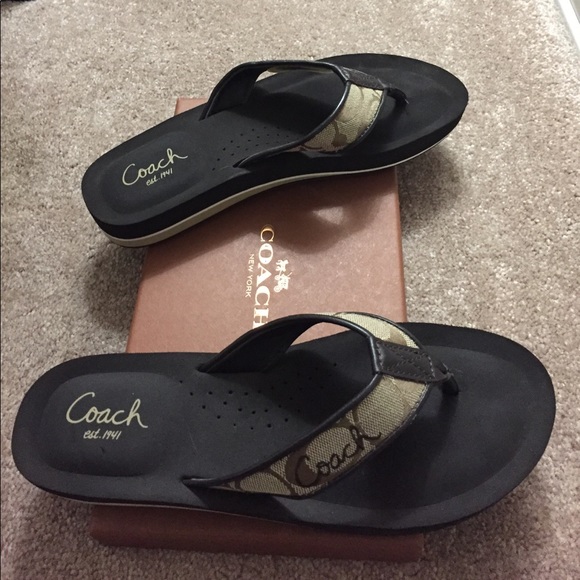 Coach Shoes - Coach Flip Flops