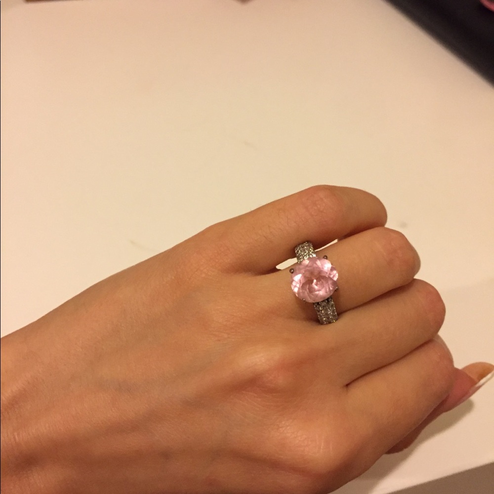 Topaz silver ring