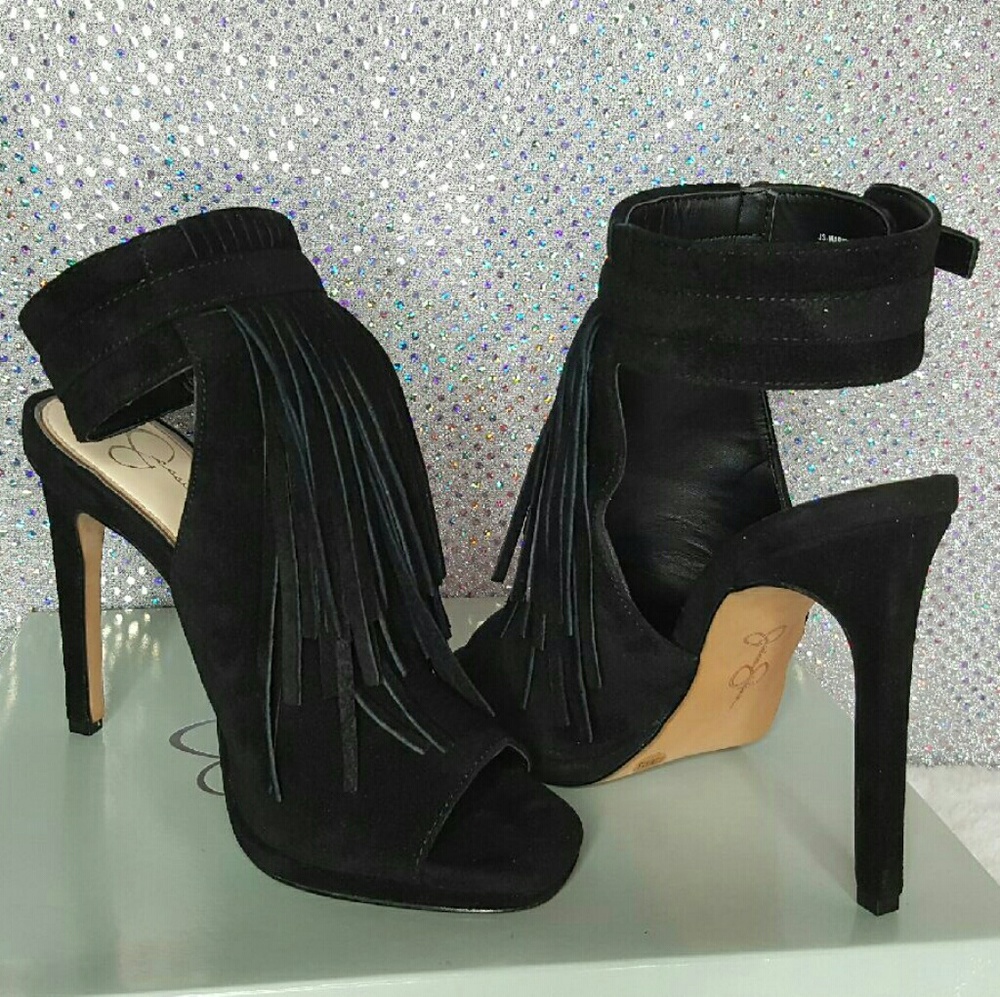 Jessica Simpson Womens Marienna Open Toe Heels