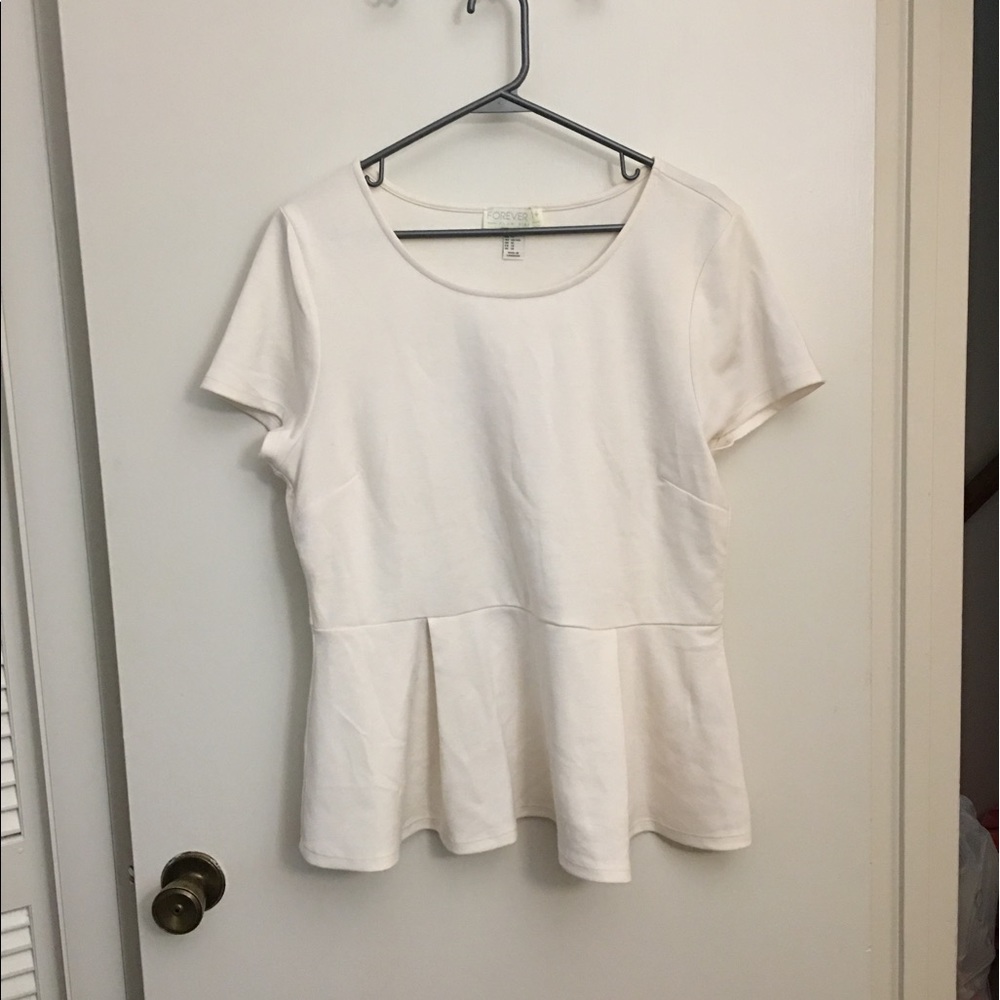 Never Worn! Peplum Top!