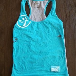 Distressed Zumba fitness tank