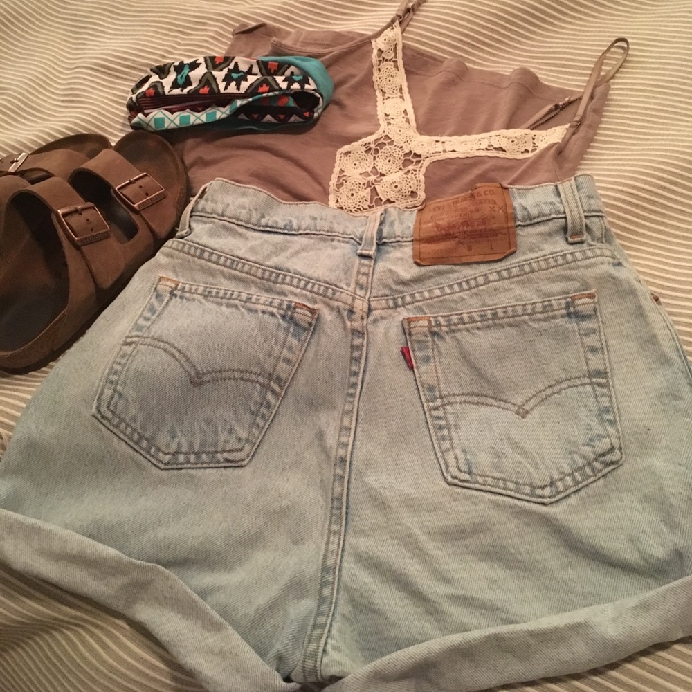 Vintage Levi Jean cut off shorts