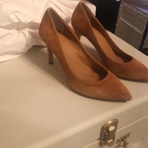 J.Crew suede pumps