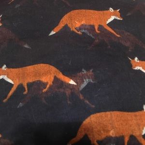 Fox Print Infinity Scarf