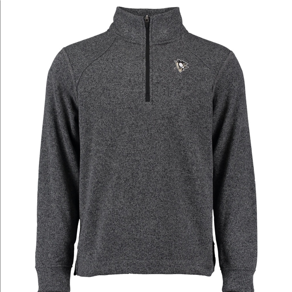 Pittsburgh Penguins Alta Quarter-Zip Jacket - Gray