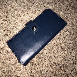 Etienne Aigner Navy Blue Wallet