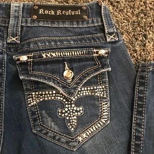 Rock Revival Celine Bootcut Darkwash jeans