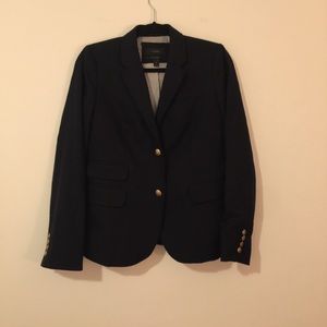 J. Crew Navy Wool Schoolboy Blazer Size 4
