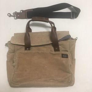 Jack Spade Men's Canvas Messenger shoulder Bag NY
