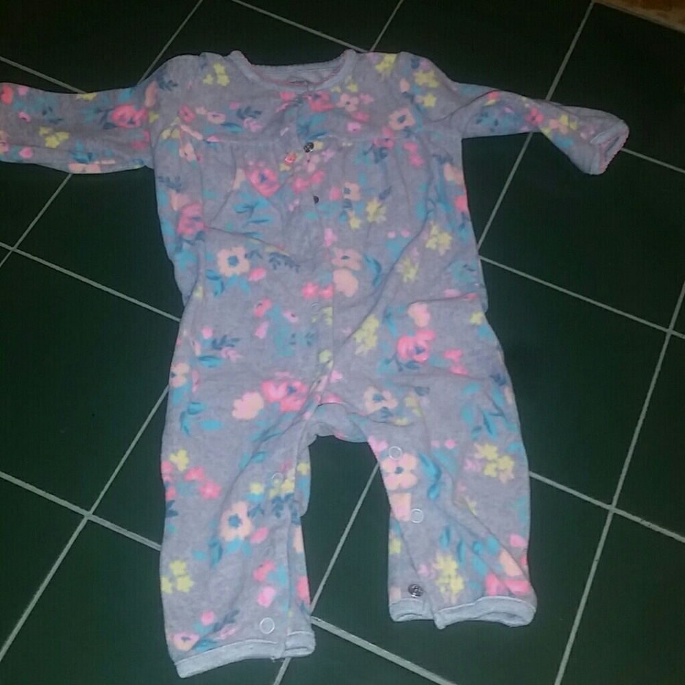 Carters one piece fleece outfit