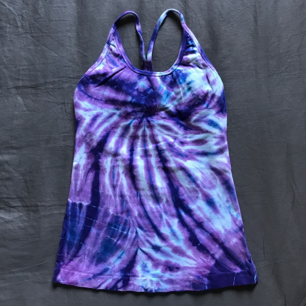 Tie Dye Hard Tail Workout Tank Top