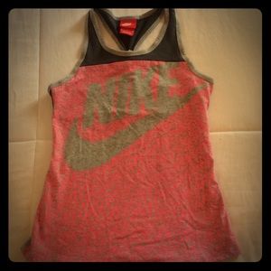 Pretty pink nike tank top