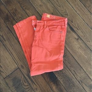 Anthropologie Pilcro orange jeans