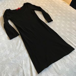 Black, Form Fitting Stretchy Dress