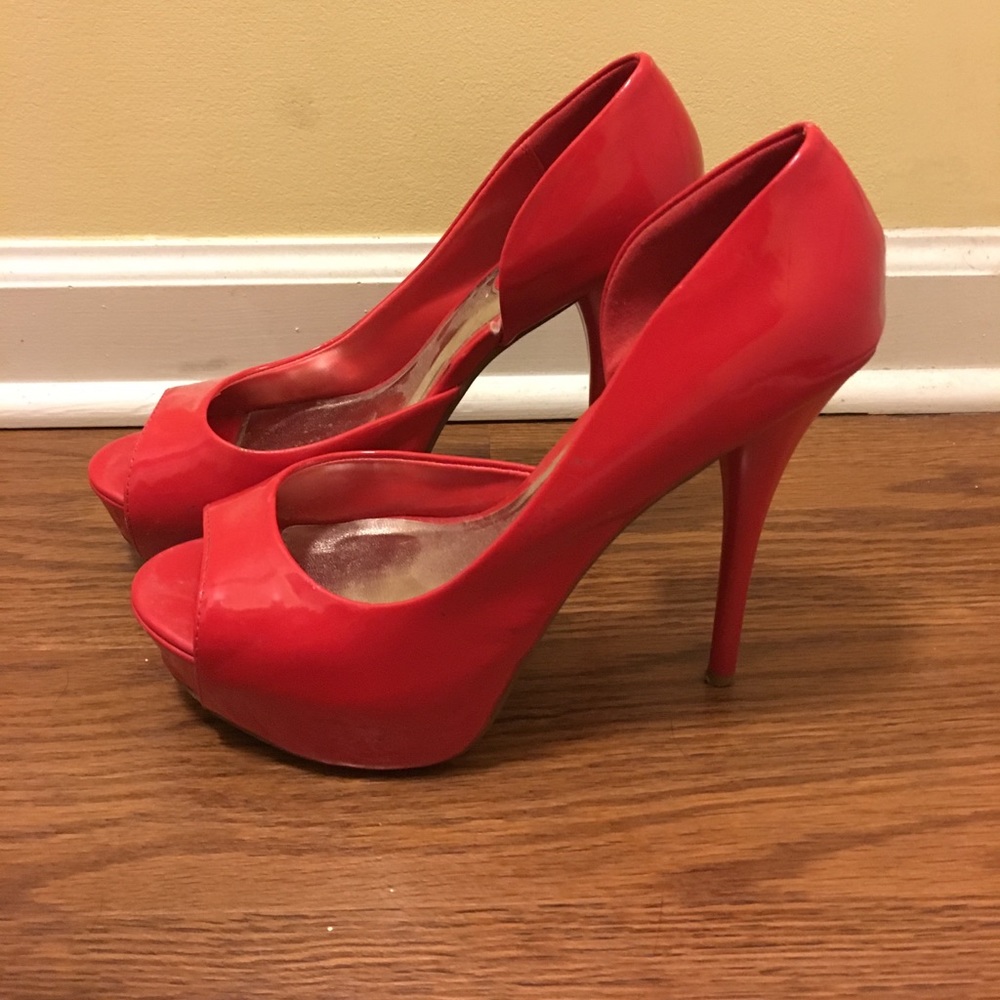 JustFab Red Heels. 👠