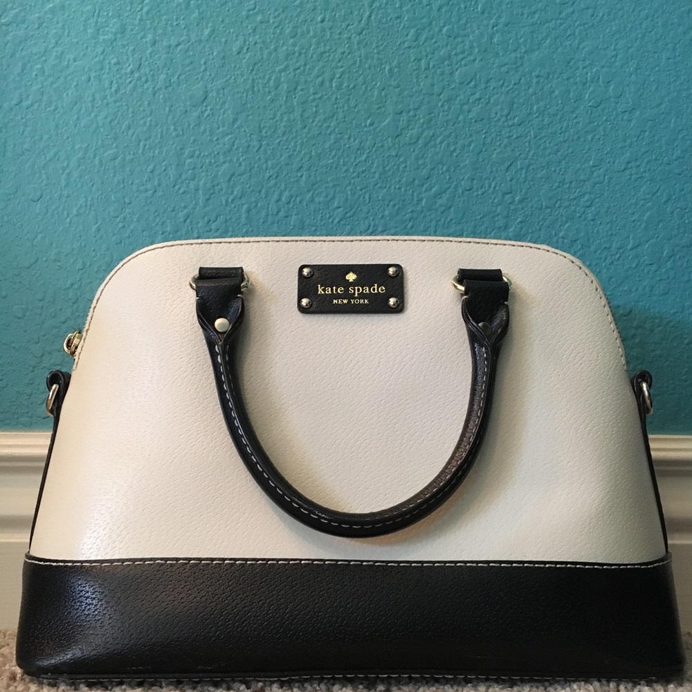 Kate Spade black & white purse
