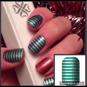 Jamberry nail wraps peppermint stripe