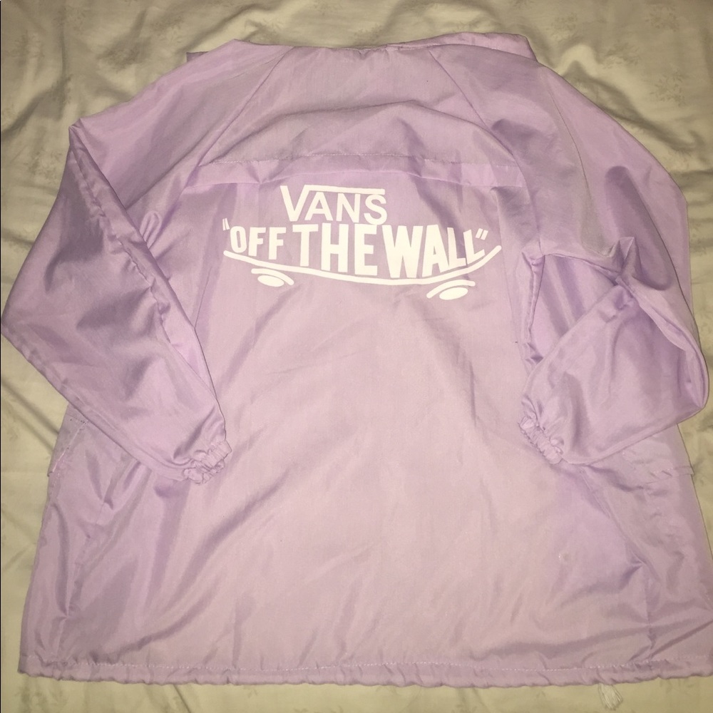 Vans Inspired Lavender Windbreaker Hoodie