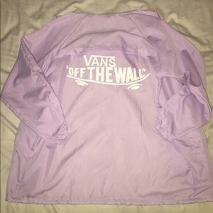 vans purple windbreaker