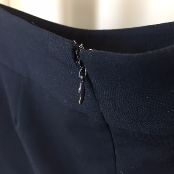 Navy Suit Skirt - Picture 5 of 7