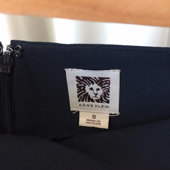 Navy Suit Skirt - Picture 2 of 7