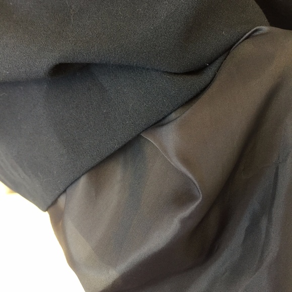 Navy Suit Skirt - Picture 3 of 7