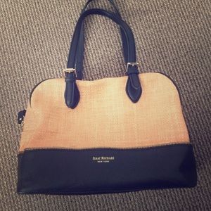 Black & Tan Isaac Mizrahi purse