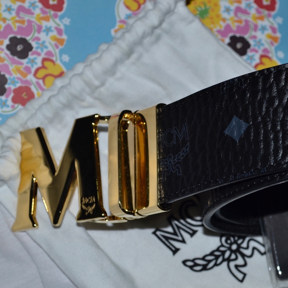 MCM Reversible Leather Belt