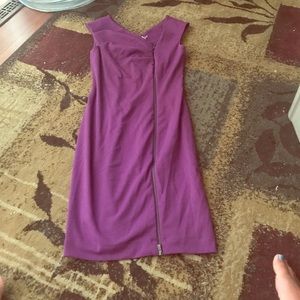 Calvin Klein purple party dress