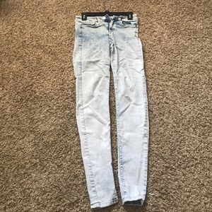 light wash soft denim jeans