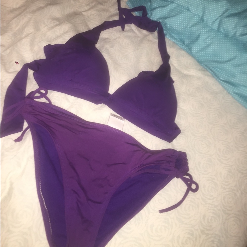Purple bikini