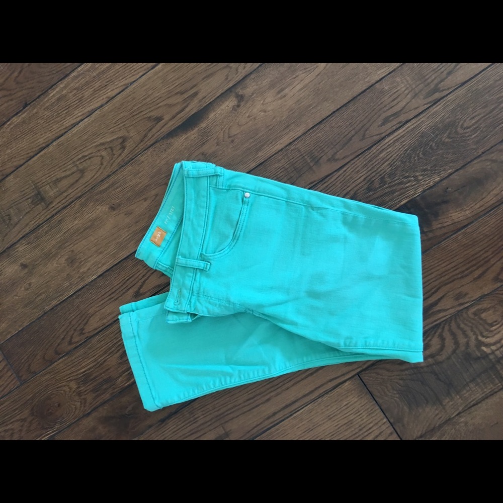 Pilcro Stet mint green jeans