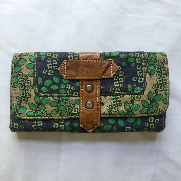 Macy's Handbags - Leaf Patterned Wallet