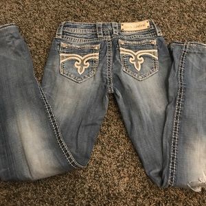 Rock Revival Zoey Straight leg Medium Wash Jeans