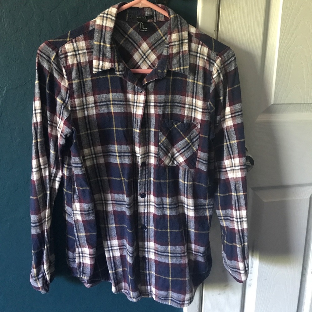 Plaid button up