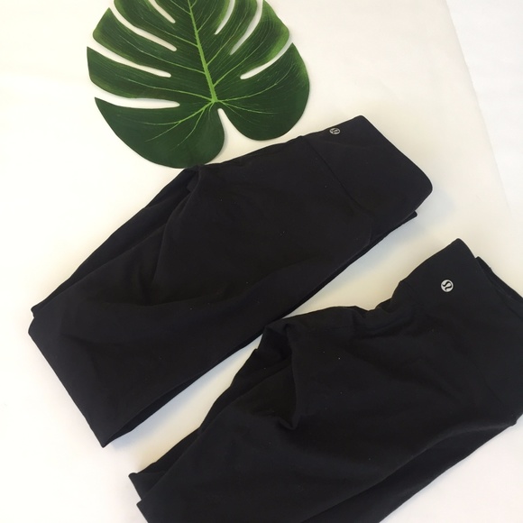 lululemon athletica Pants - TWO Pairs of Lululemon Black Leggings