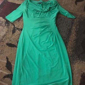 Green Ralph Lauren work dress