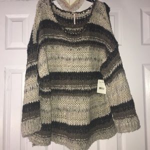 Free People Oversized Chunky Knit Sweater