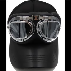 Goggles baseball mesh cap