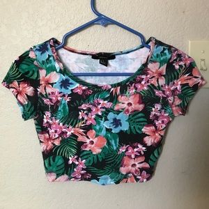 tropical crop top