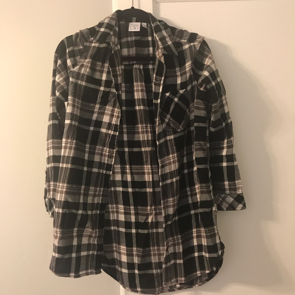 BP Black Button up