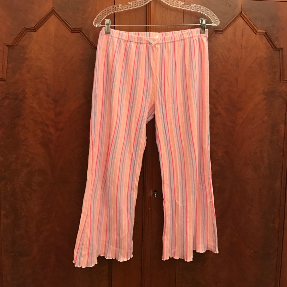 100% Cotton Striped Pajama Bottoms